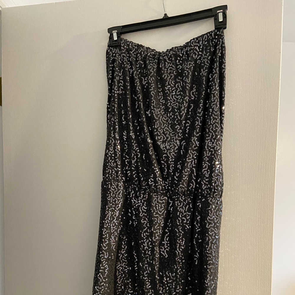 Tibi short grey sequin dress, size small